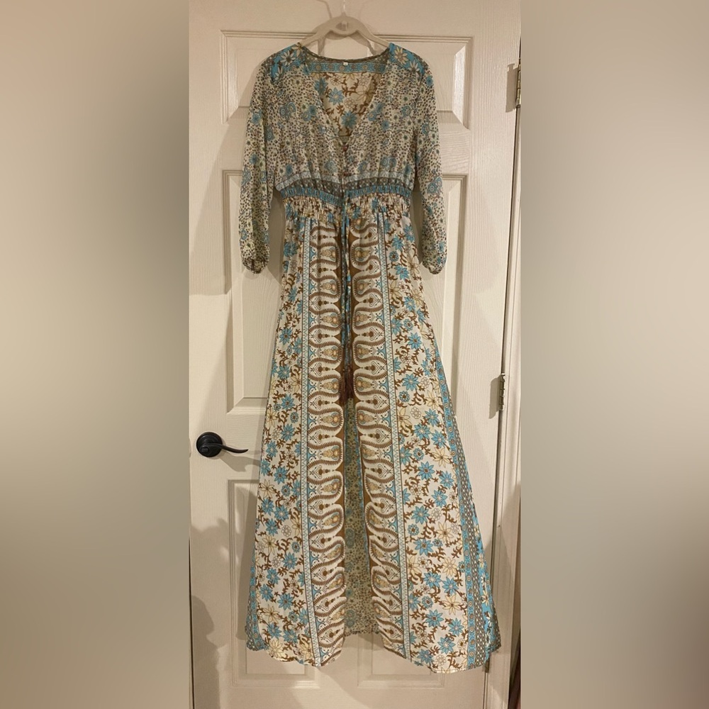 Sheer boho style dress